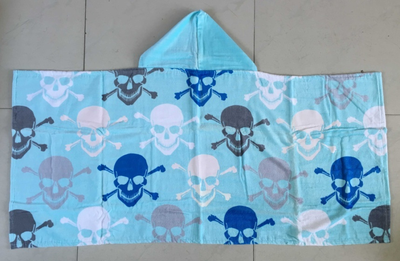 变色毛巾 小骷髅